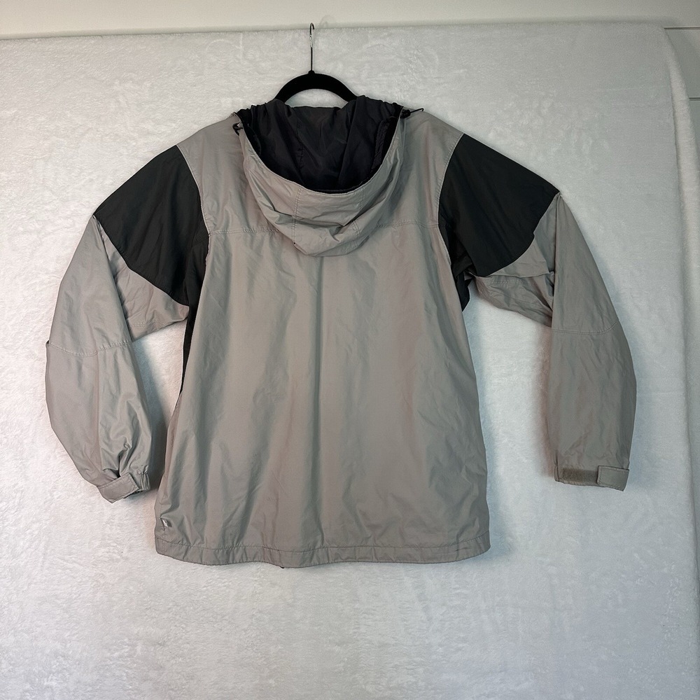 Columbia Jacket Mens‎ M Gray Lightweight Windbreaker Packable Rain Spot See Pic - Picture 14 of 16